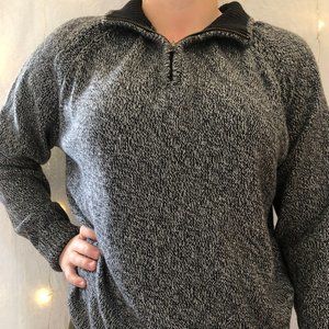 Lands End Quarter Zip Sweater